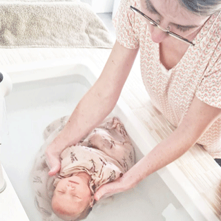 massage bain-bebe